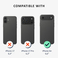 kalibri Case Compatible with Apple iPhone Air Case - Phone Cover with 2x Glass Screen Protector - Mobile Phone Case