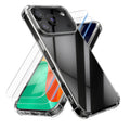 kalibri Case Compatible with Apple iPhone 17 Pro - Phone Cover with 2x Glass Screen Protector - Protective Case