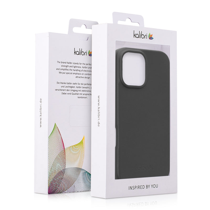 iPhone 17 Genuine Leather Hard Phone Case