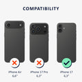 iPhone 17 Genuine Leather Hard Phone Case