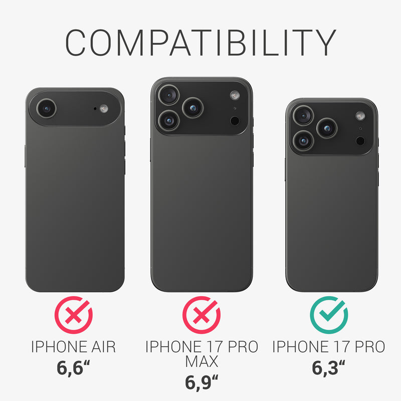 iPhone 18 Pro / iPhone 17 Pro Genuine Leather Hard Phone Case