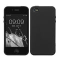kwmobile Case compatible with Apple iPhone 4 / 4S - Soft Silicone Case - Cover suitable for wireless charging