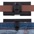 kwmobile Belt Pouch Case for Mobile Phones with Belt Clip - 16.2 x 8.5 cm Belt Case with Belt Loop