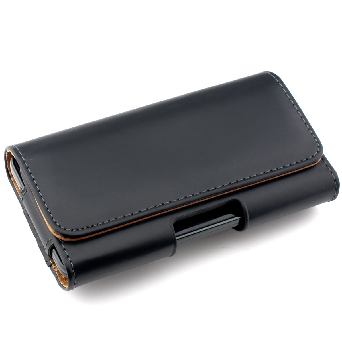 kwmobile Belt Pouch Case for Cell Phones with Belt Clip - 14.4 x 7 cm Belt Case with Belt Loop
