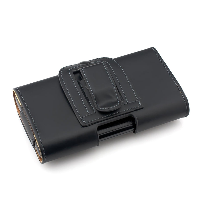 kwmobile Belt Pouch Case for Cell Phones with Belt Clip - 14.4 x 7 cm Belt Case with Belt Loop