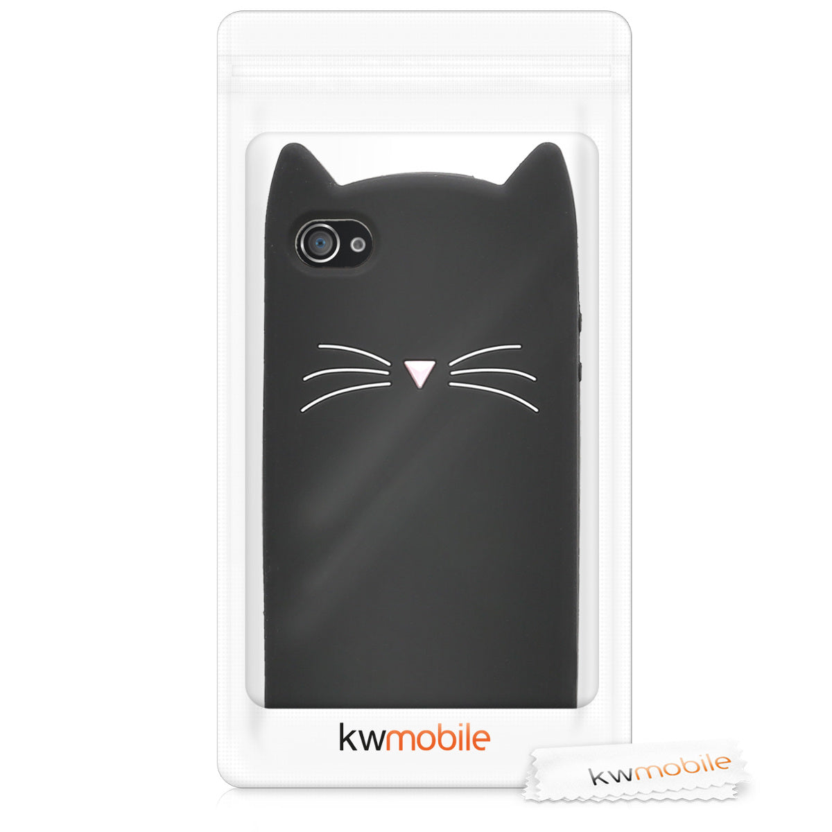 kwmobile Protective Case compatible with Apple iPhone 4 / 4S - Phone Cover - Phone Case - Cover Case