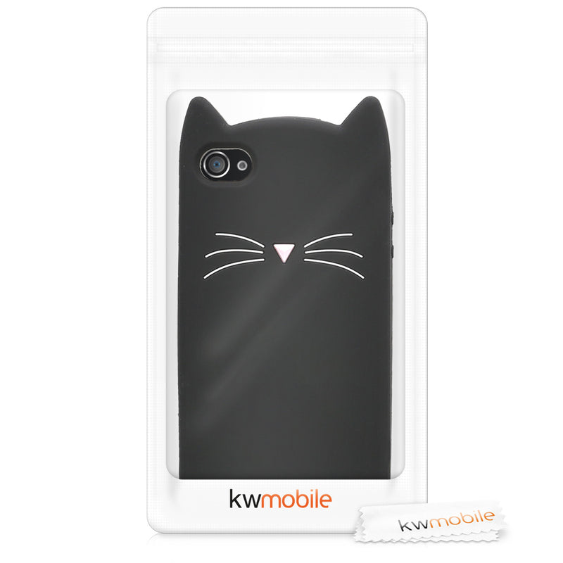 kwmobile Protective Case compatible with Apple iPhone 4 / 4S - Phone Cover - Phone Case - Cover Case