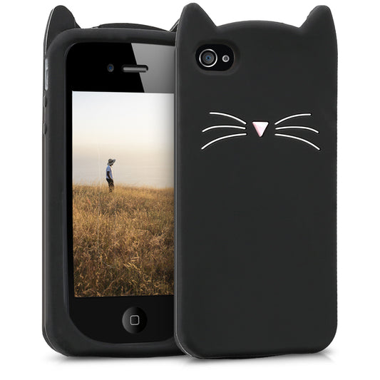 kwmobile Protective Case compatible with Apple iPhone 4 / 4S - Phone Cover - Phone Case - Cover Case