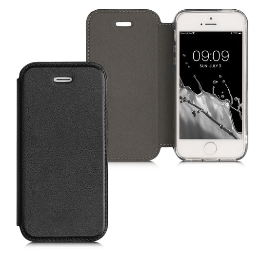 Flip Cover compatible with Apple iPhone SE (1st Gen 2016) / iPhone 5 / iPhone 5S