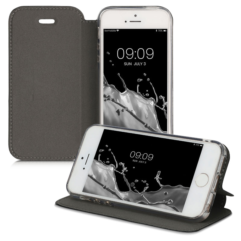 Flip Cover compatible with Apple iPhone SE (1st Gen 2016) / iPhone 5 / iPhone 5S
