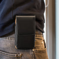 kwmobile Belt Pouch Case for Mobile Phones with Belt Clip - 13.5 x 6.9 cm Belt Case with Belt Loop