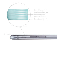 kwmobile Folie kompatibel mit Apple iPhone 6 / 6S / 7 / 8 Schutzfolie Displayschutz Displayfolie entspiegelt kleiner