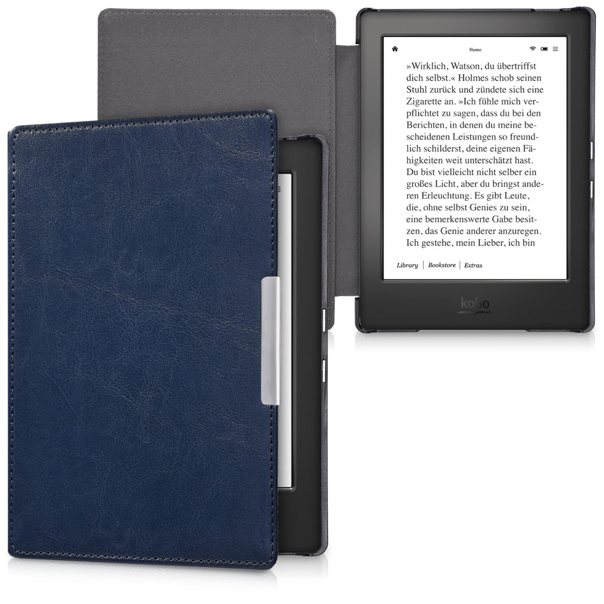 Kobo Aura H2O Edition 1 Faux Leather eReader Flip Case