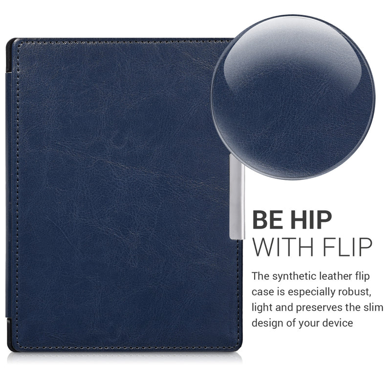 Kobo Aura H2O Edition 1 Faux Leather eReader Flip Case