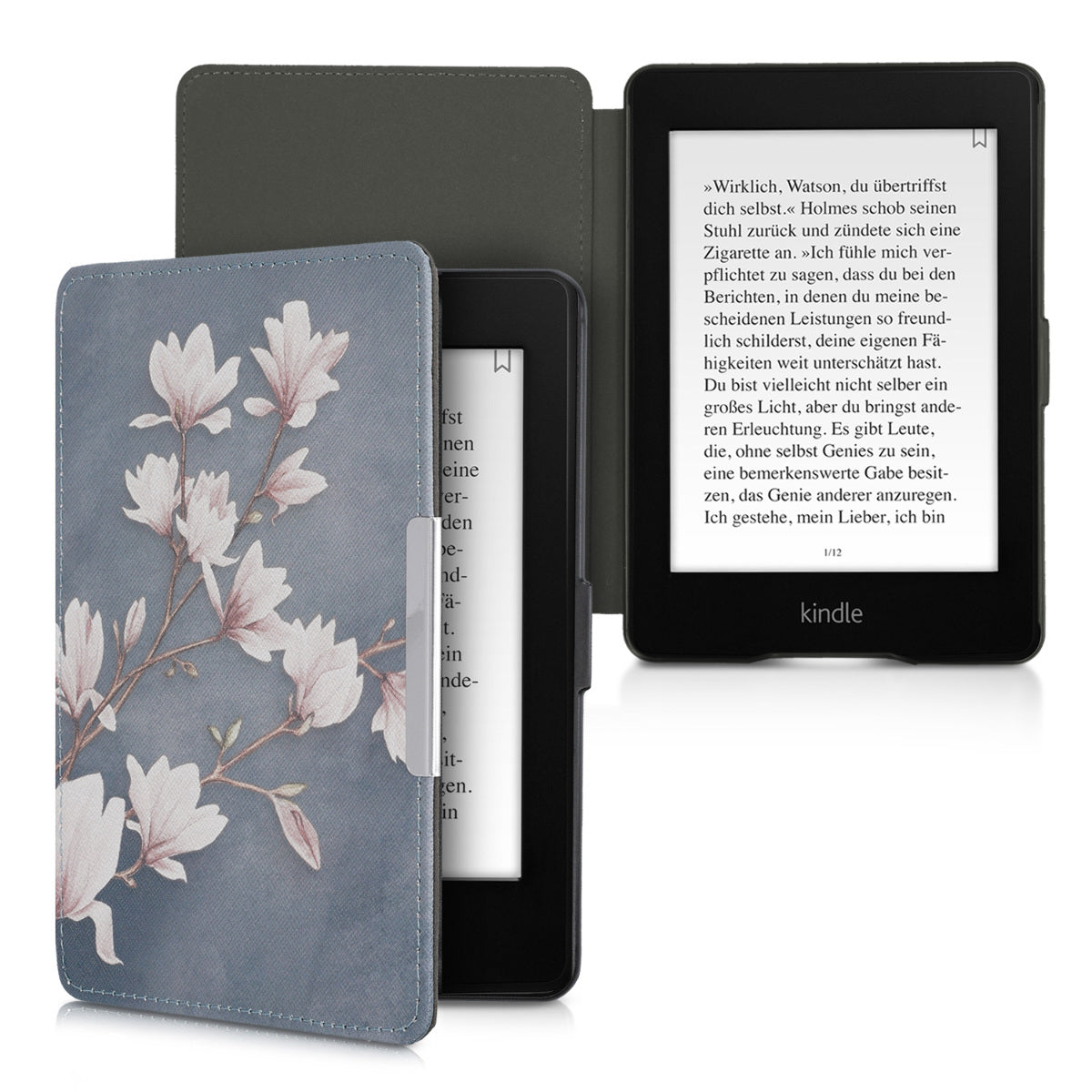 kwmobile Case for Amazon Kindle Paperwhite - eReader Flip Cover with Auto Sleep Function