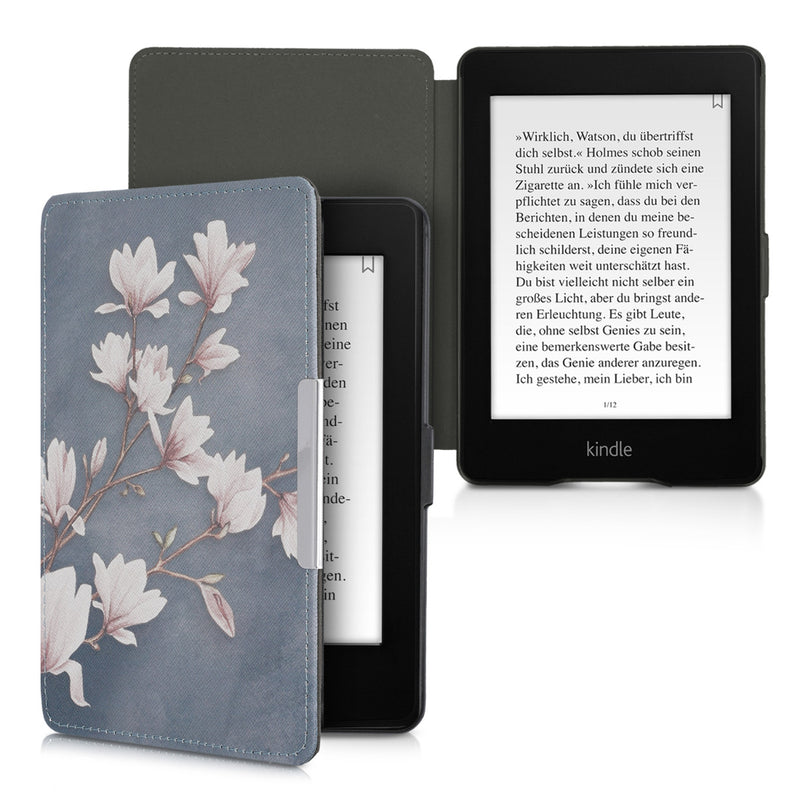 Amazon Kindle Paperwhite with Auto Sleep eReader Flip Case Magnolia Blossom