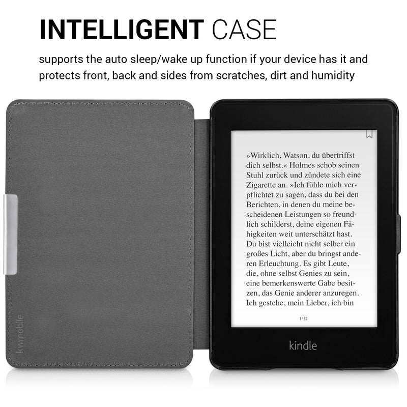kwmobile Case for Amazon Kindle Paperwhite - eReader Flip Cover with Auto Sleep Function