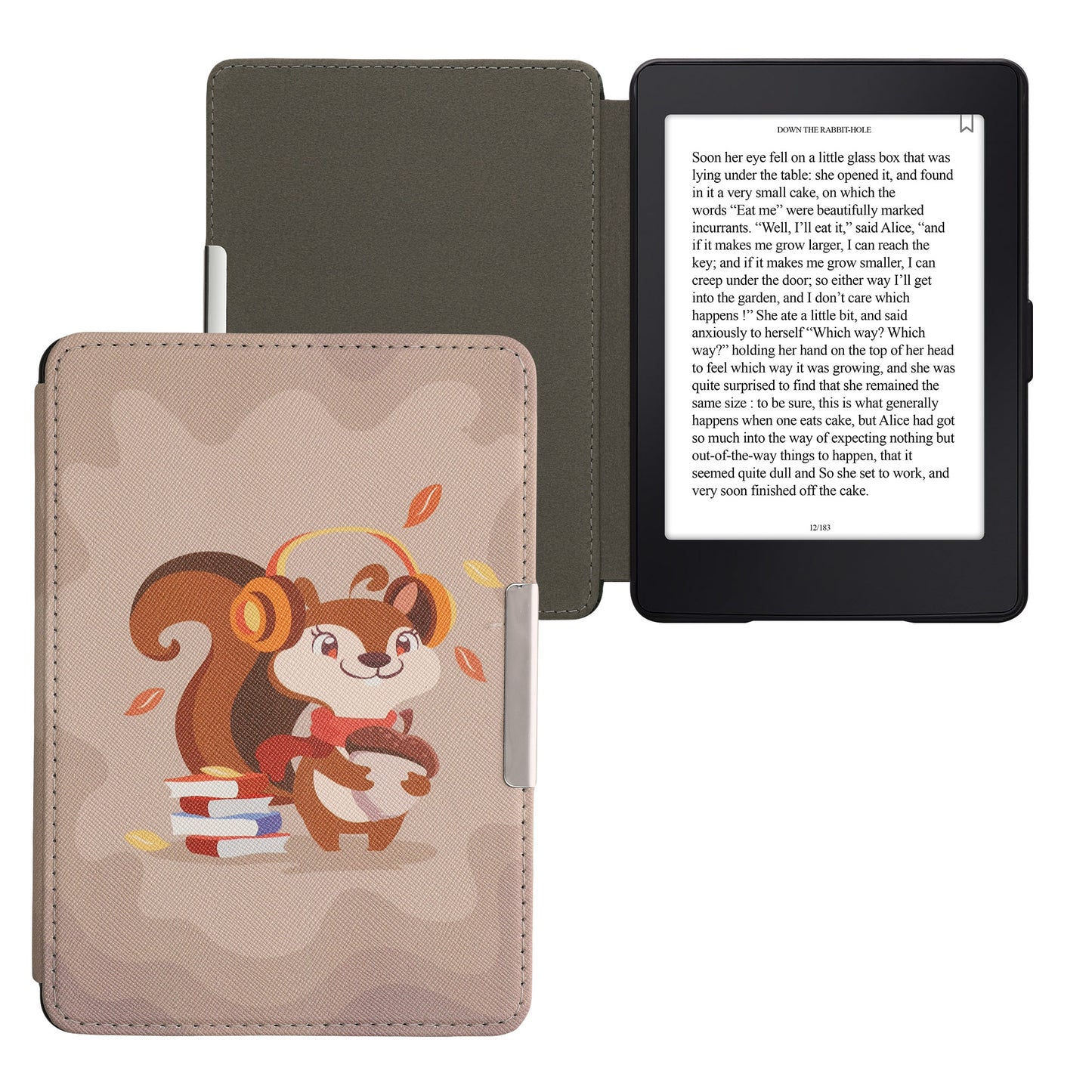 kwmobile Case for Amazon Kindle Paperwhite - eReader Flip Cover with Auto Sleep Function