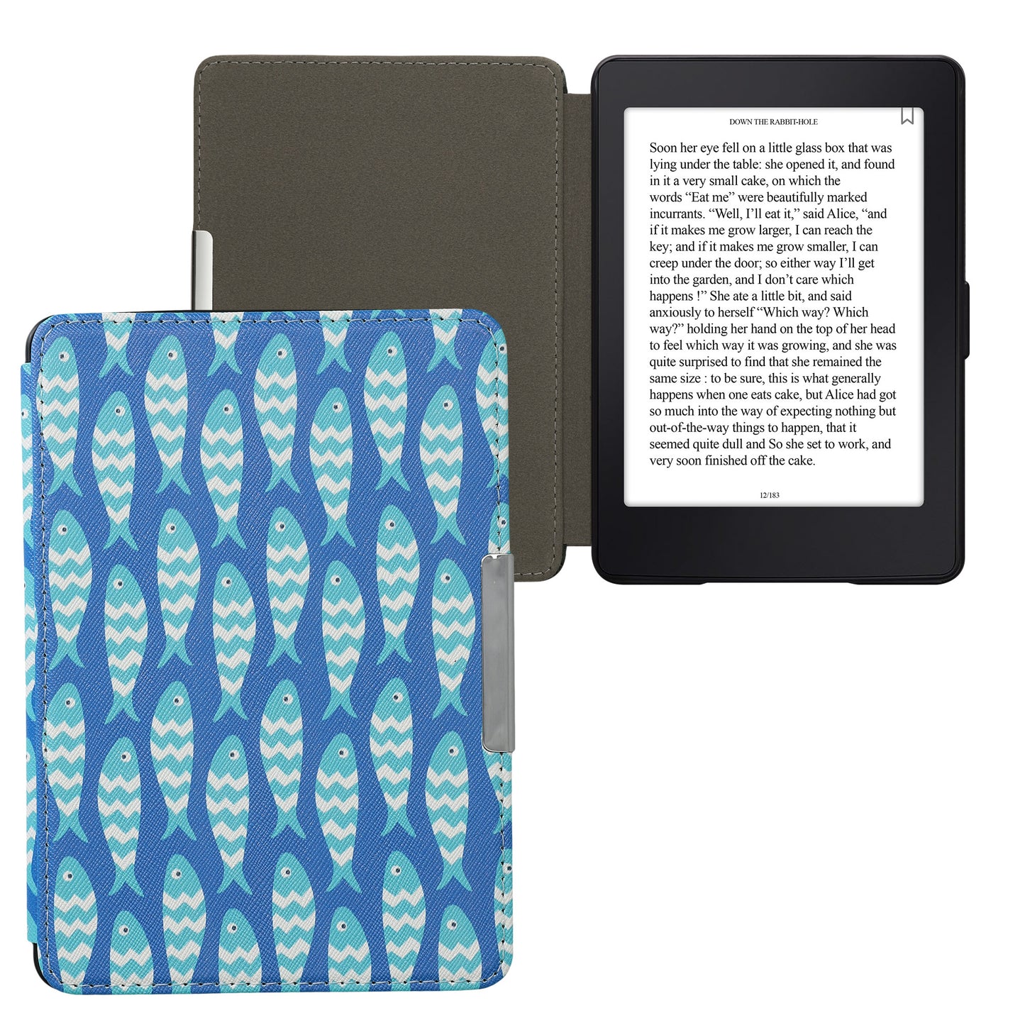 kwmobile Case for Amazon Kindle Paperwhite - eReader Flip Cover with Auto Sleep Function