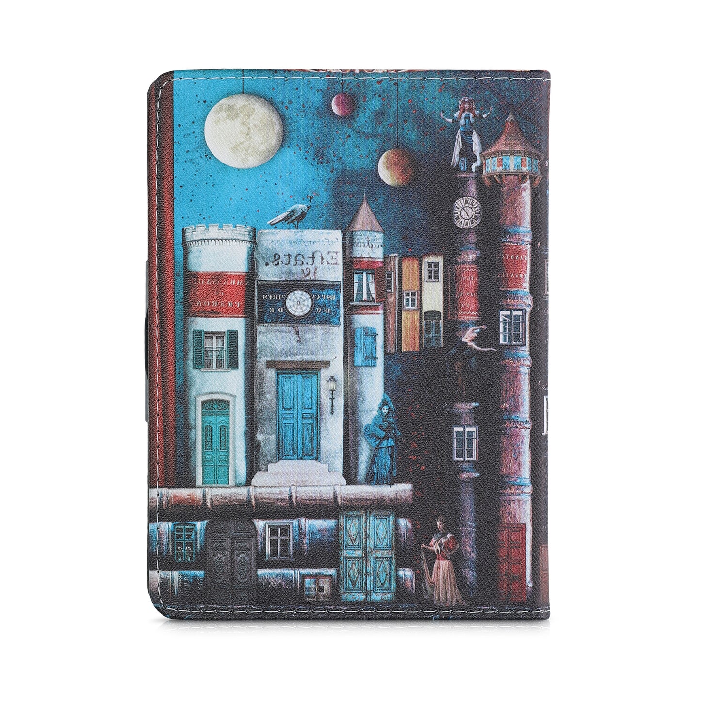 kwmobile Case for Tolino Vision 1 / 2 / 3 / 4 HD - eReader Flip Case with Auto Sleep Function