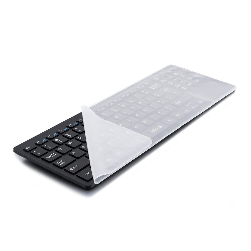 kwmobile Silikon Tastaturschutz für 15" - 17" Laptop / Notebook / Ultrabook - Keyboard Cover - Abdeckung unbeschriftet - Transparent Transparent  