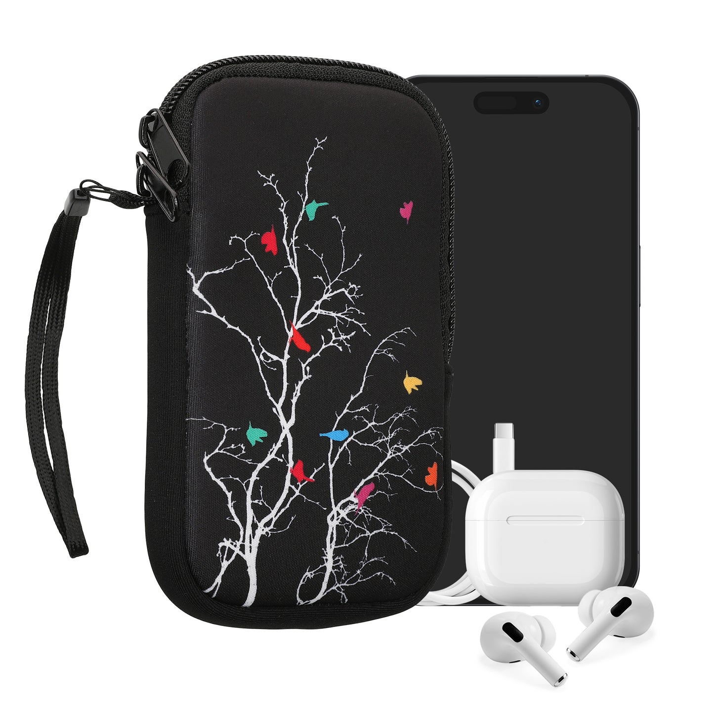 Phone Pouch for Smartphones 15.2 x 8.3 cm