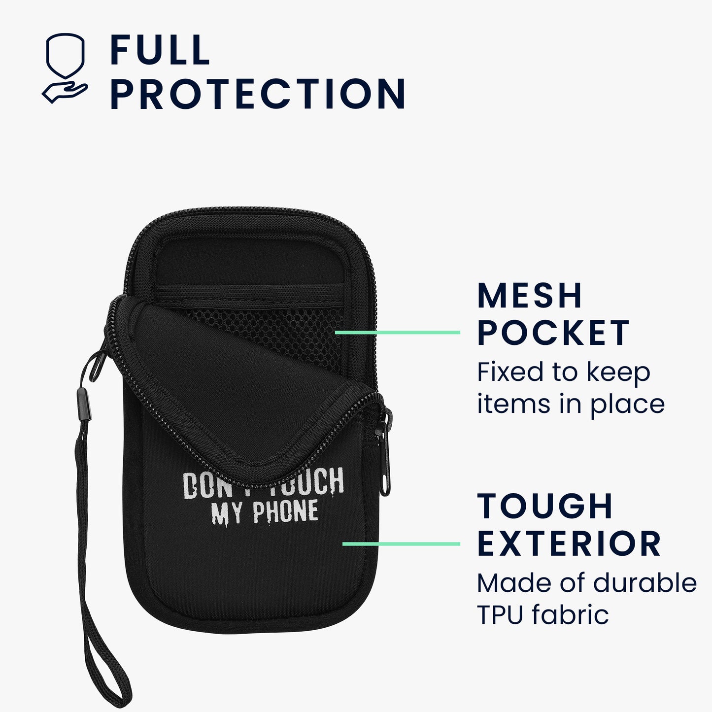 Phone Pouch for Smartphones 15.2 x 8.3 cm