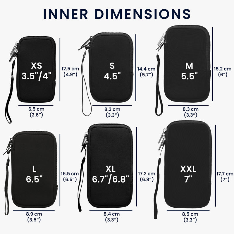 Phone Pouch for Smartphones 15.2 x 8.3 cm