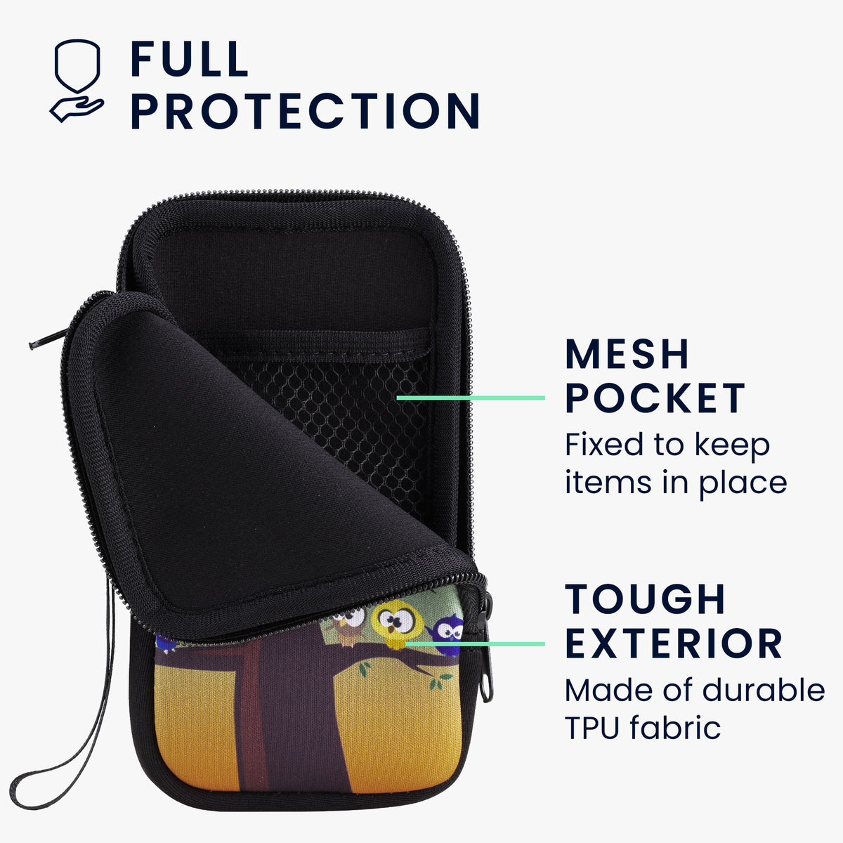 Phone Pouch for Smartphones 15.2 x 8.3 cm