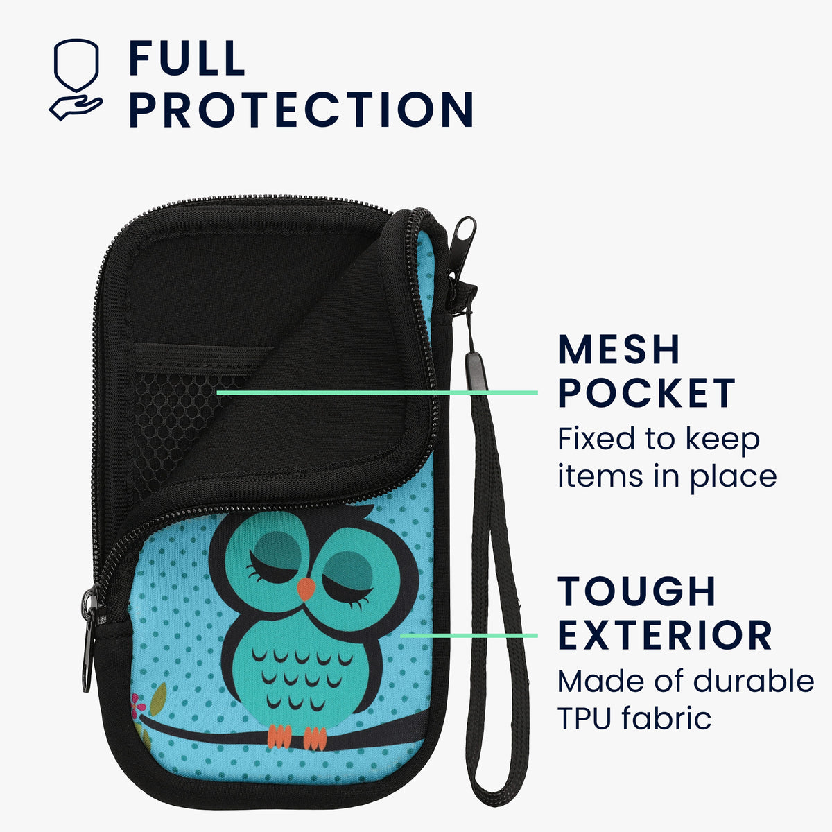 Phone Pouch for Smartphones 15.2 x 8.3 cm