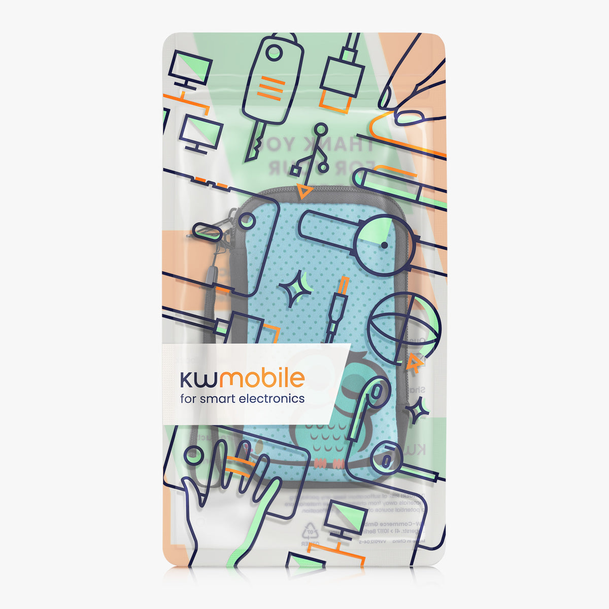 Phone Pouch for Smartphones 15.2 x 8.3 cm