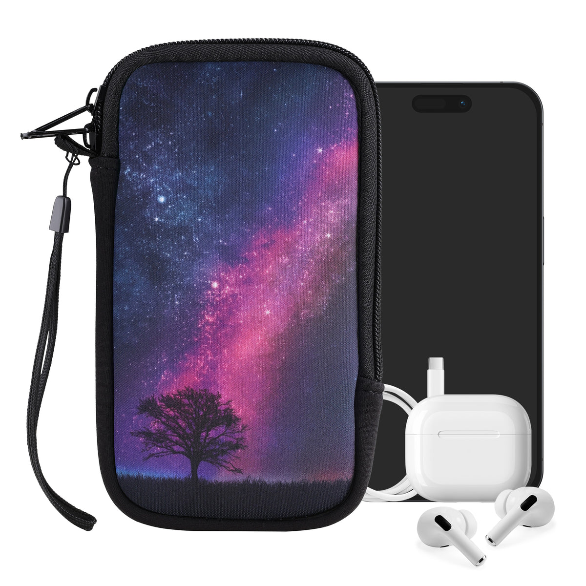 Phone Pouch for Smartphones 15.2 x 8.3 cm