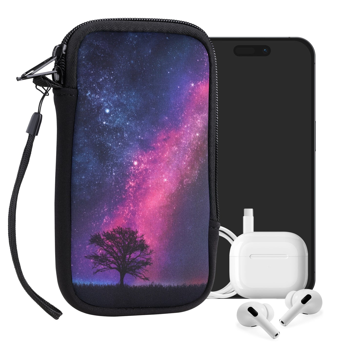 Phone Pouch for Smartphones 15.2 x 8.3 cm