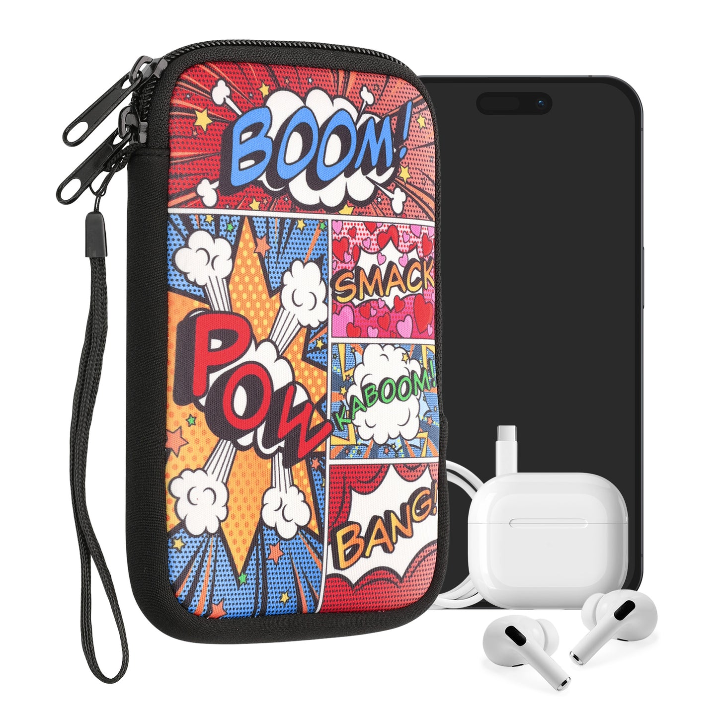 Phone Pouch for Smartphones 15.2 x 8.3 cm
