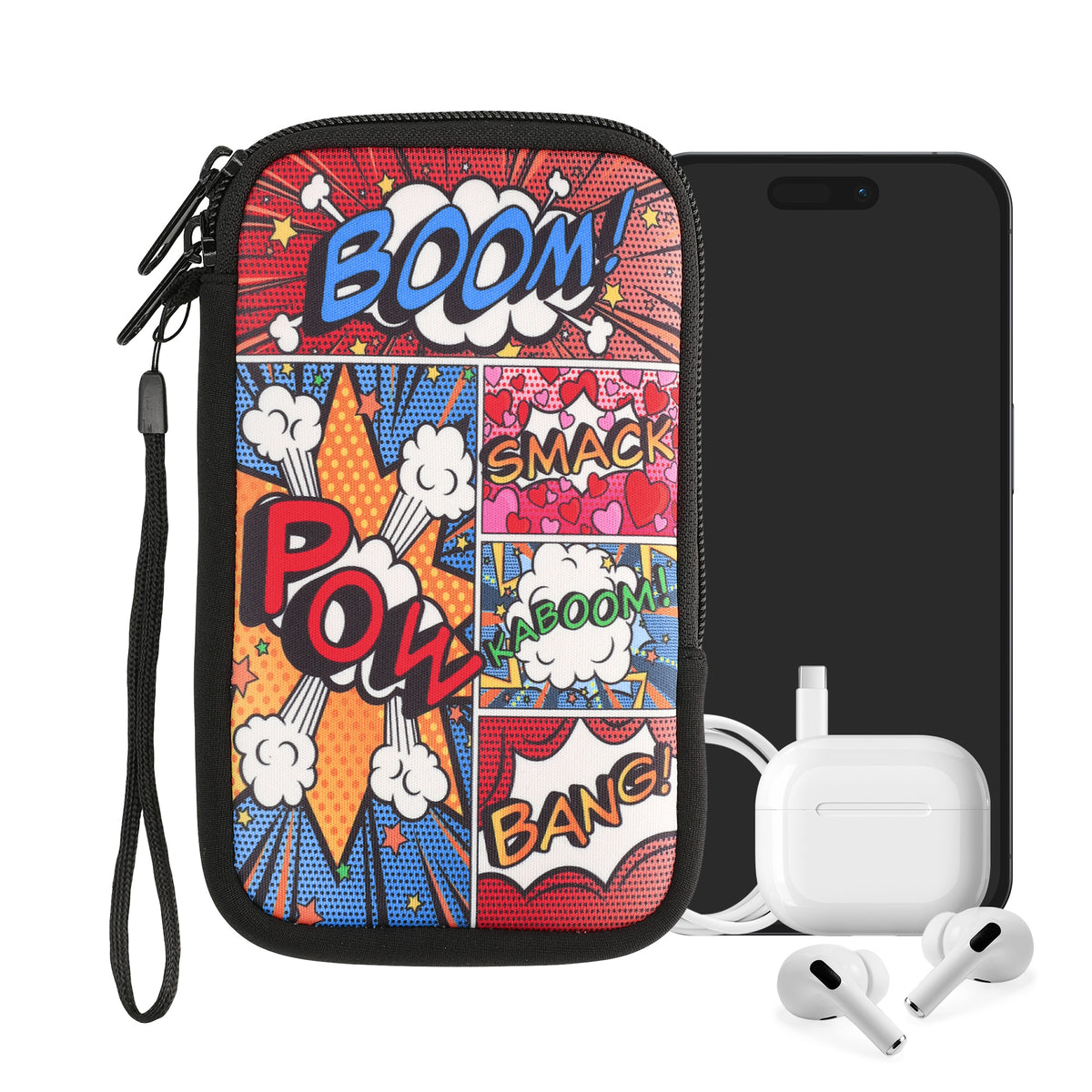 Phone Pouch for Smartphones 15.2 x 8.3 cm