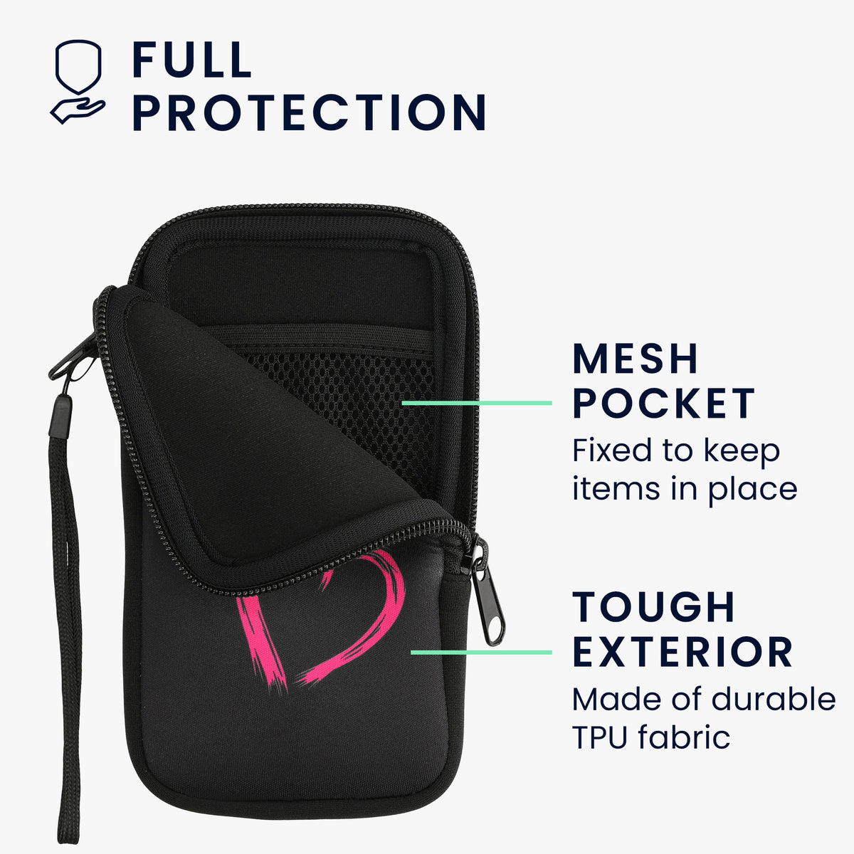 Phone Pouch for Smartphones 15.2 x 8.3 cm
