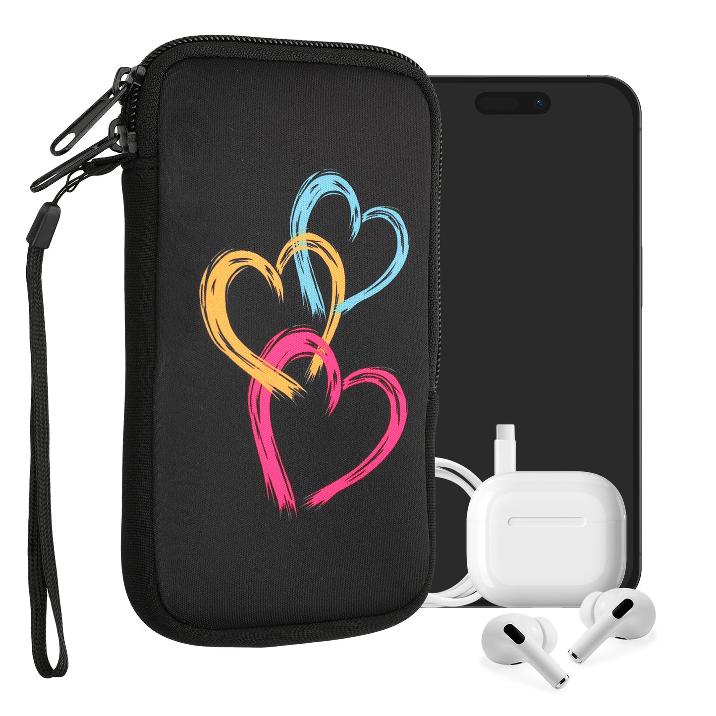 Phone Pouch for Smartphones 15.2 x 8.3 cm