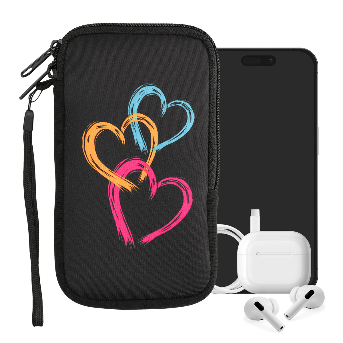 Phone Pouch for Smartphones 15.2 x 8.3 cm