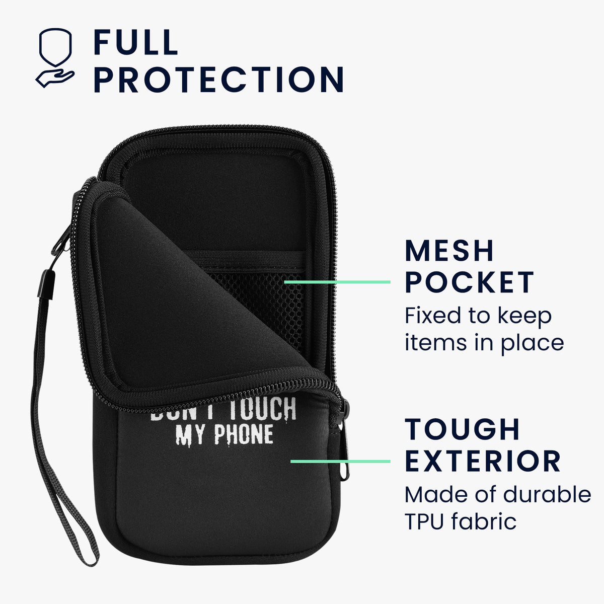 Phone Pouch for Smartphones 15.2 x 8.3 cm