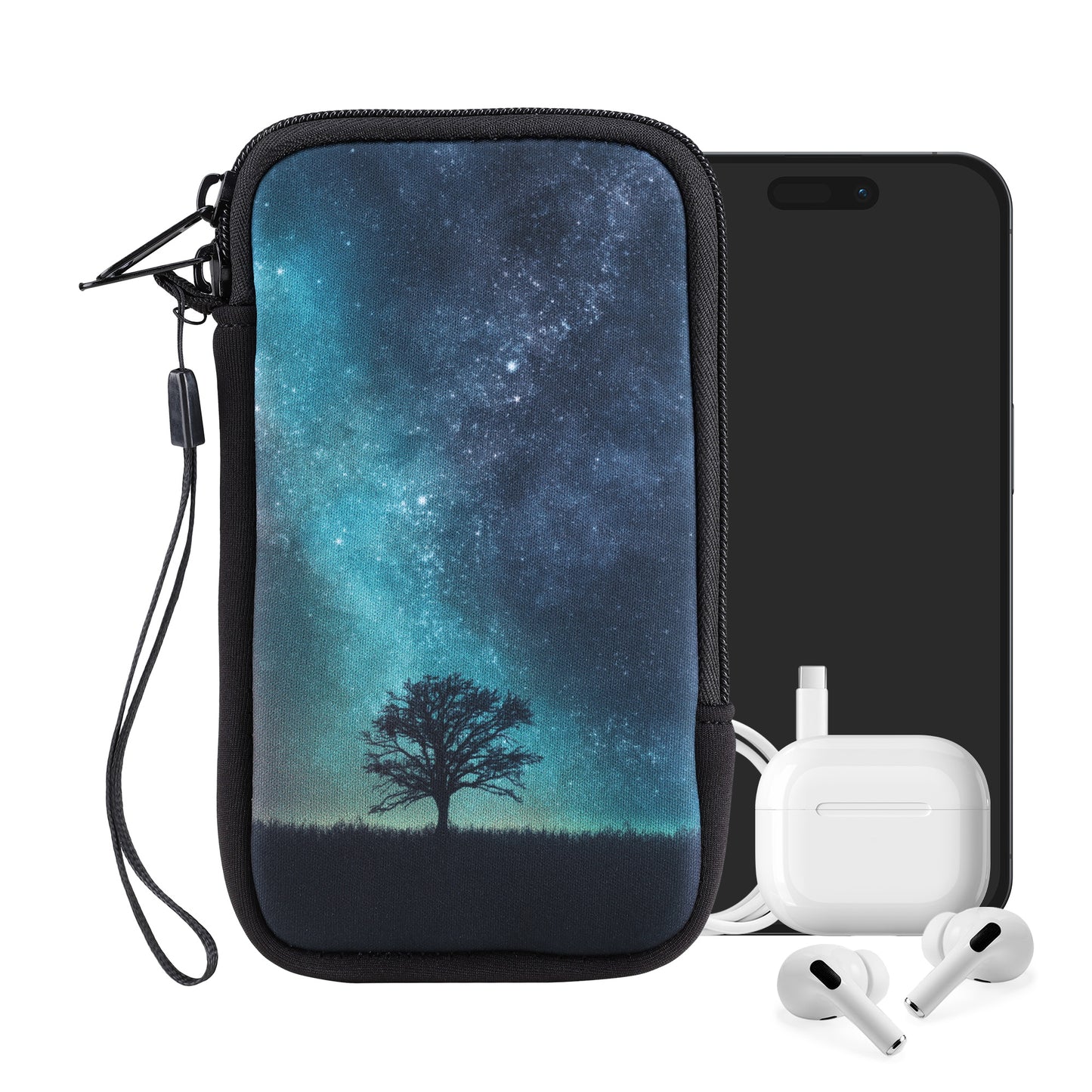 Phone Pouch for Smartphones 15.2 x 8.3 cm