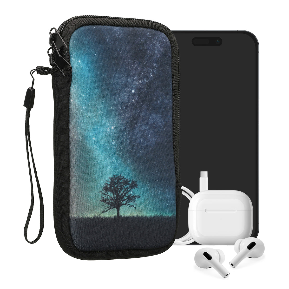 Phone Pouch for Smartphones 15.2 x 8.3 cm