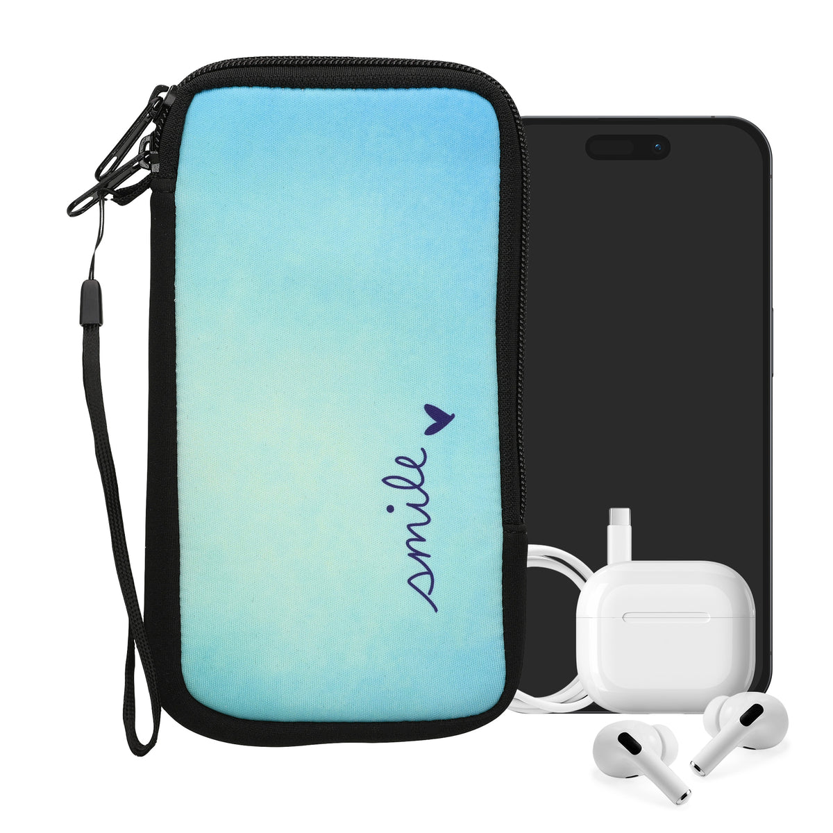 Phone Pouch for Smartphones 15.2 x 8.3 cm