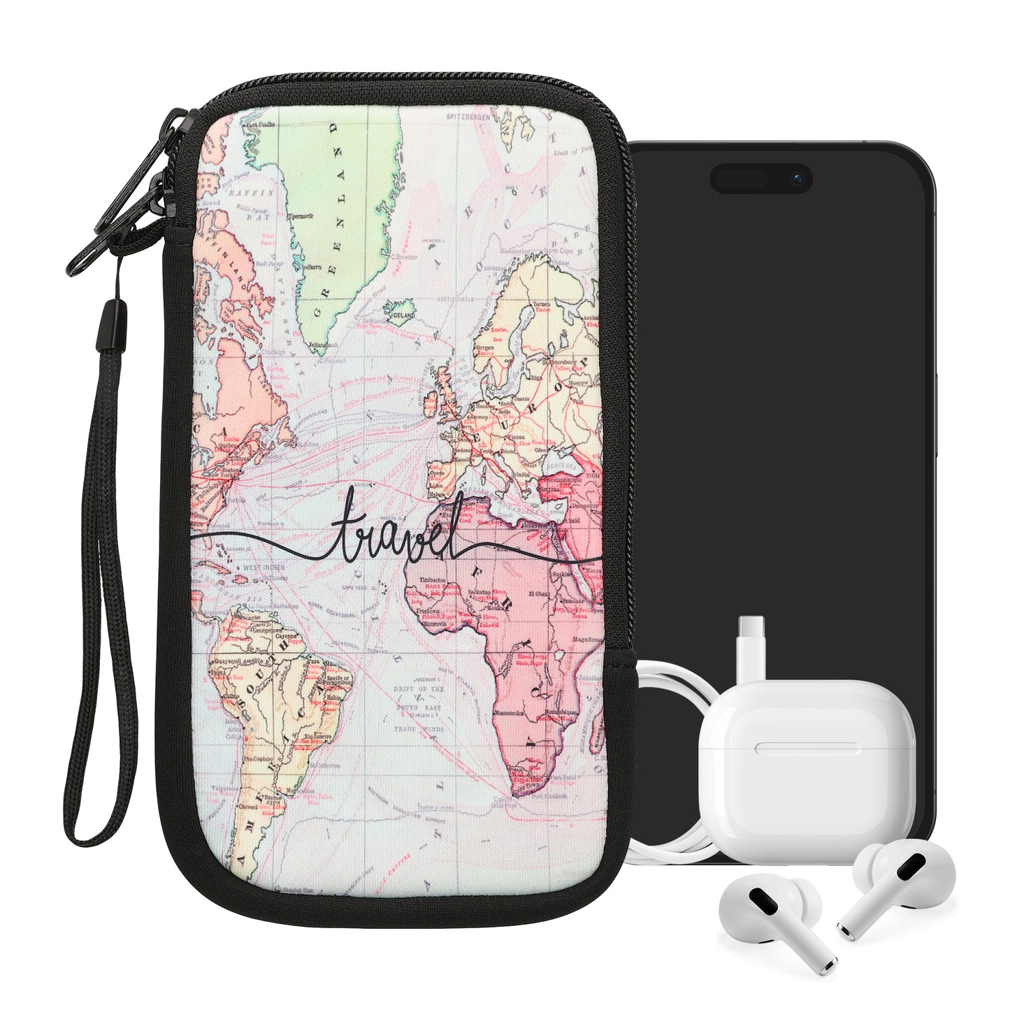 Phone Pouch for Smartphones 15.2 x 8.3 cm