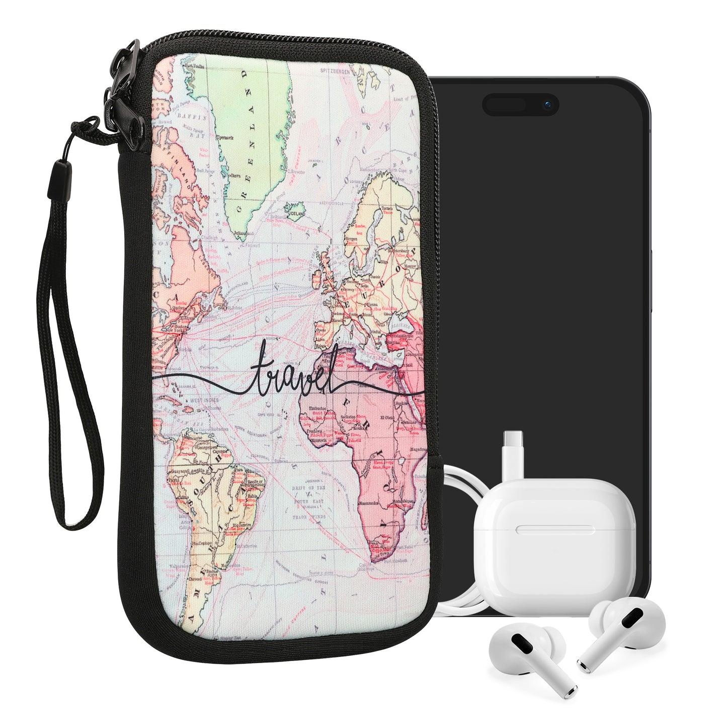 Phone Pouch for Smartphones 15.2 x 8.3 cm