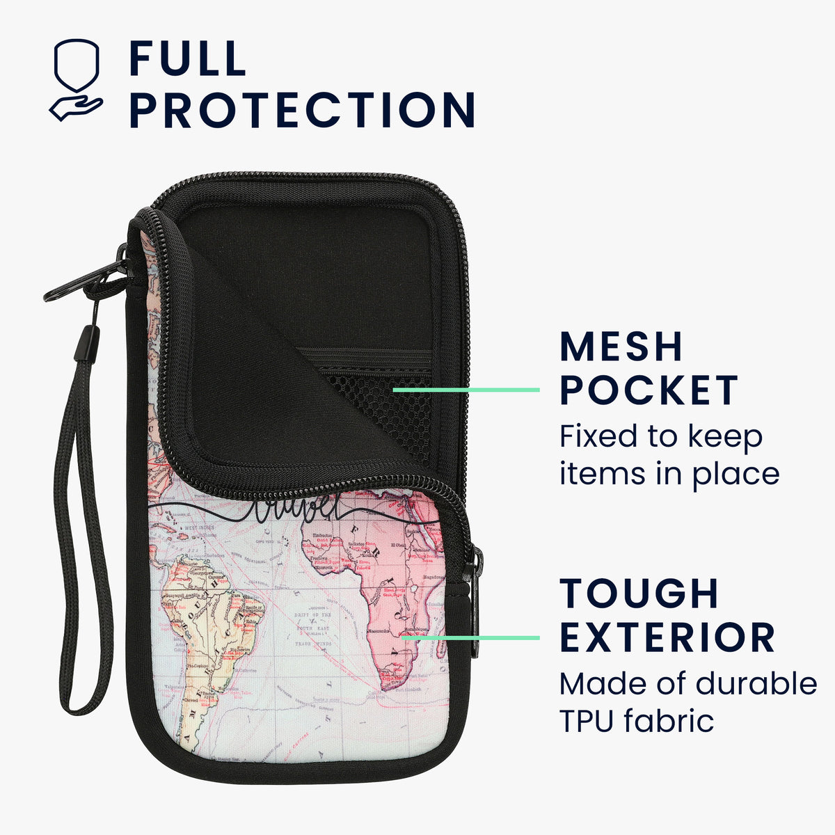 Phone Pouch for Smartphones 15.2 x 8.3 cm