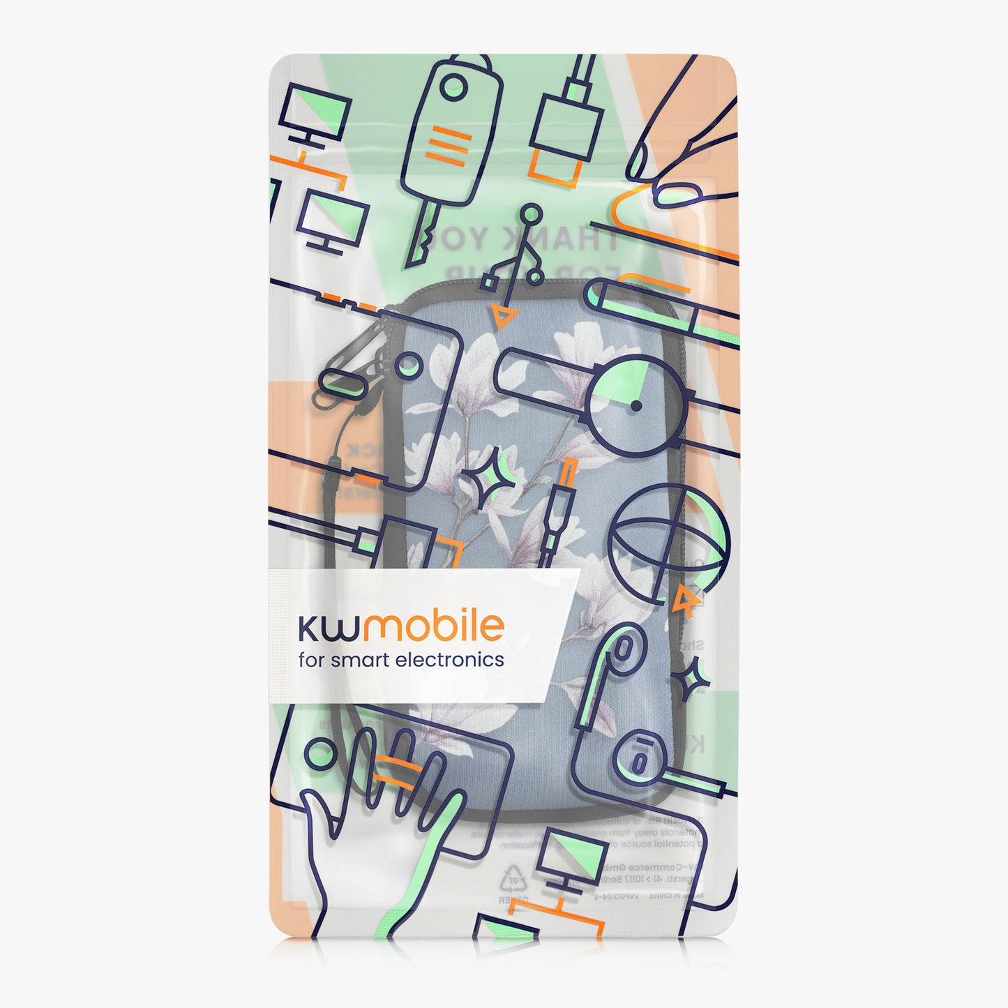 Phone Pouch for Smartphones 15.2 x 8.3 cm