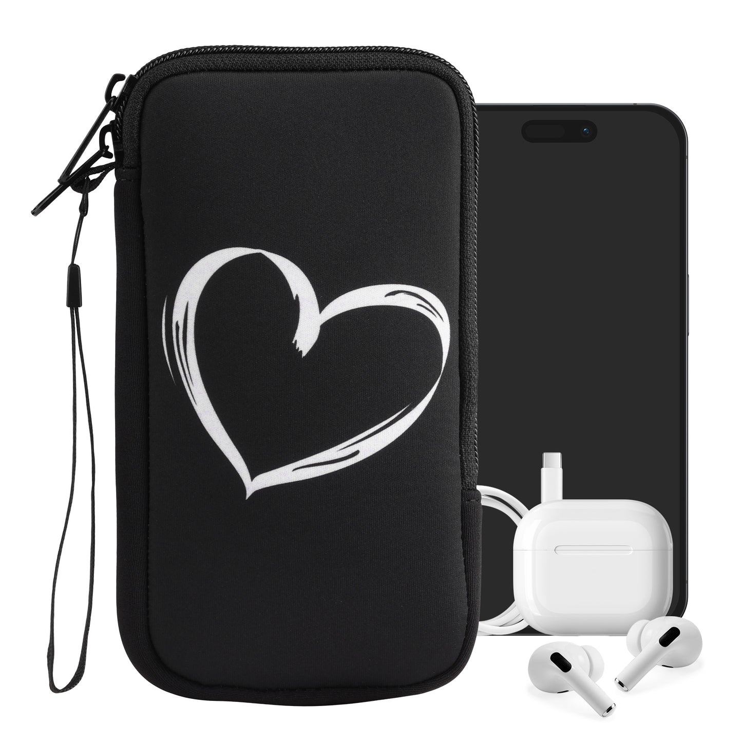 Phone Pouch for Smartphones 15.2 x 8.3 cm