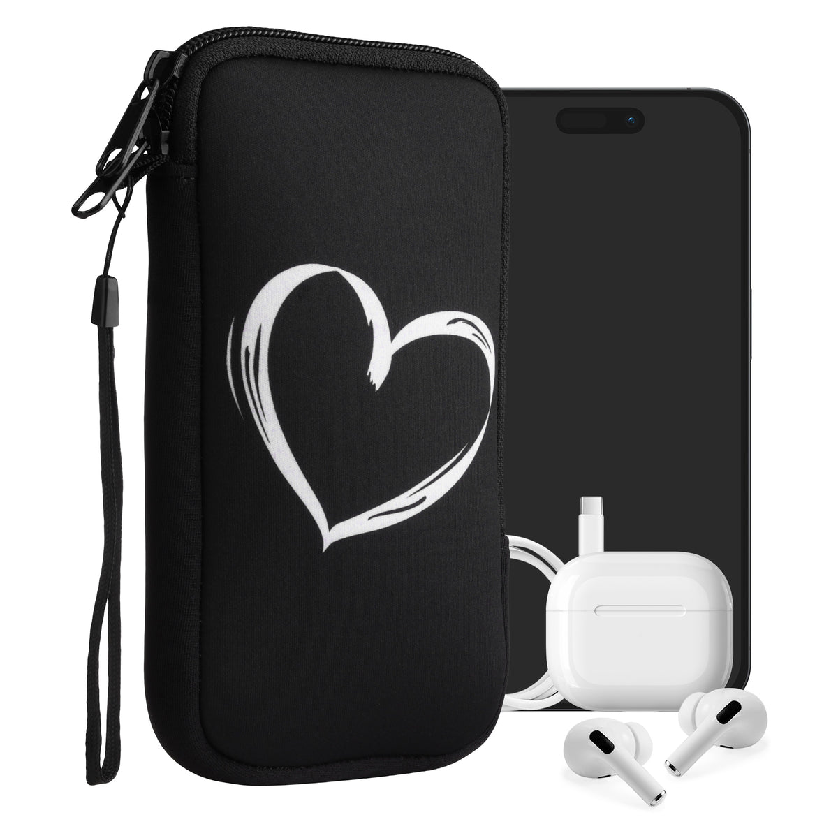 Phone Pouch for Smartphones 15.2 x 8.3 cm