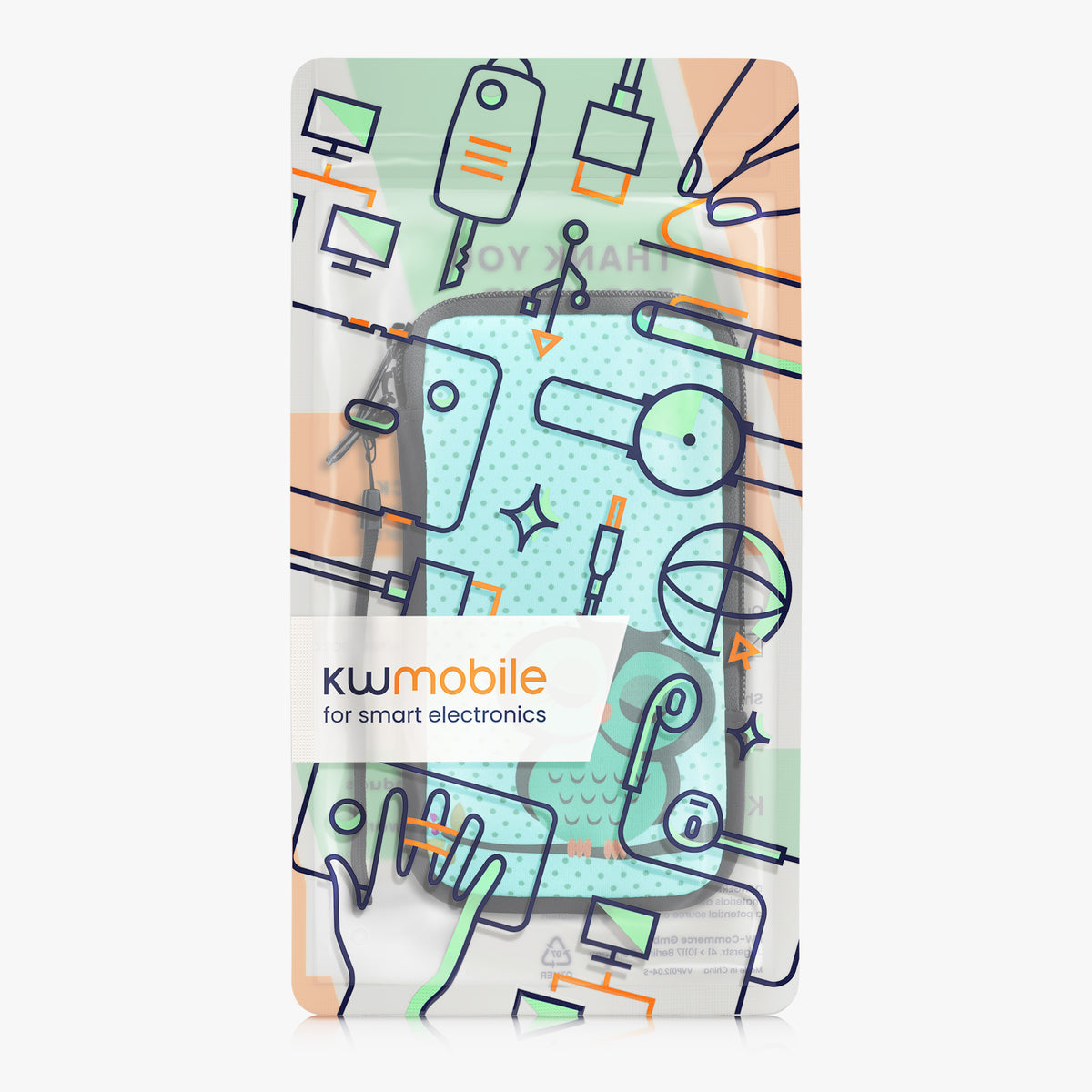 Phone Pouch for Smartphones 15.2 x 8.3 cm