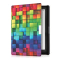 Kobo Aura Edition 1 with Auto Sleep eReader Flip Case Rainbow Cubes